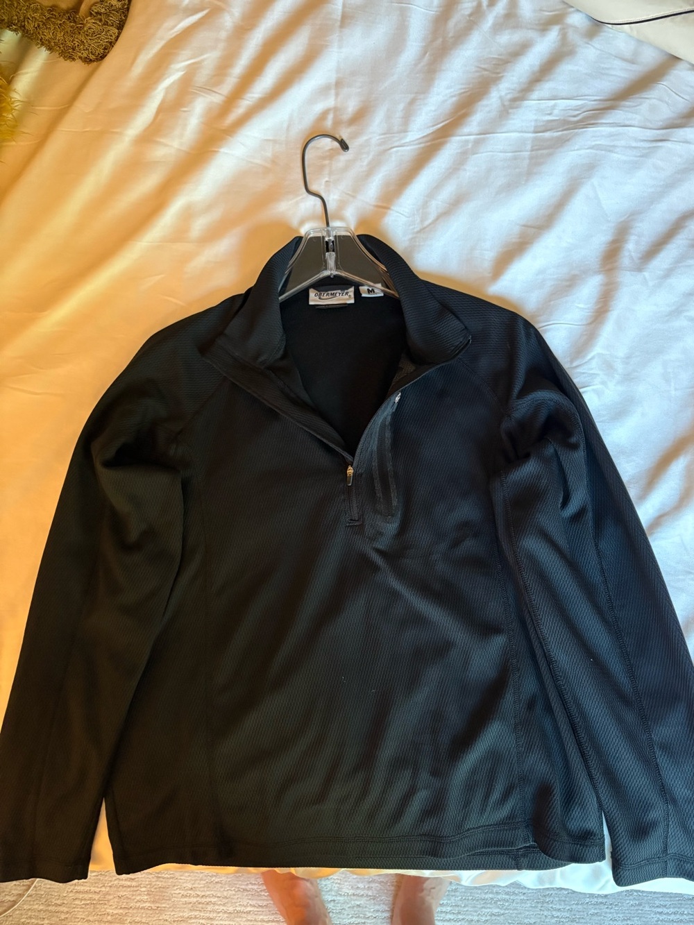 Obermeyer Black Half-Zip Performance Pullover
